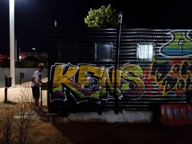 Graffiti Wall in Greece - Photo by kens - kens, athens, graffiti (2017)