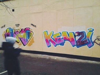 Graffiti Wall - Photo by kenzo - kenzi, moscow, w14 (2014)