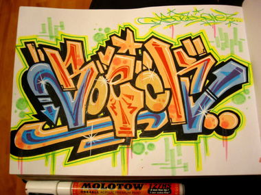 Graffiti Sketch - Photo by keobster - black, book (2014)