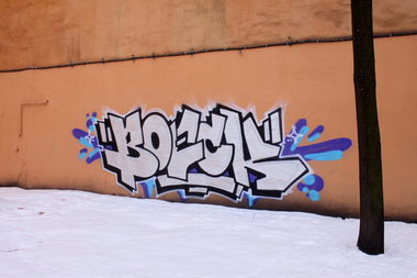 Graffiti Bombing - Photo by keobster