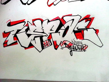 Graffiti Wall - Photo by keraz2