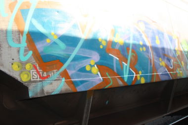 Graffiti Train - Photo by kermit - KDF, CREW