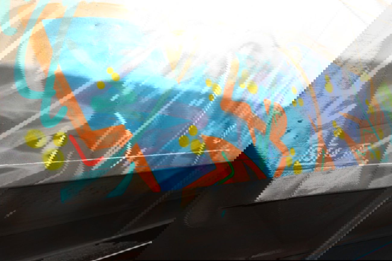 Graffiti Train - Photo by kermit - KDF, CREW