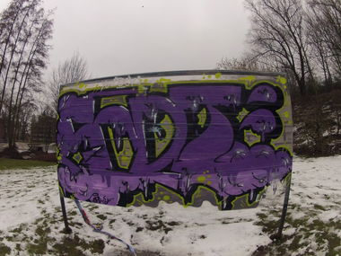 Graffiti Bombing - Photo by kermit - sorte