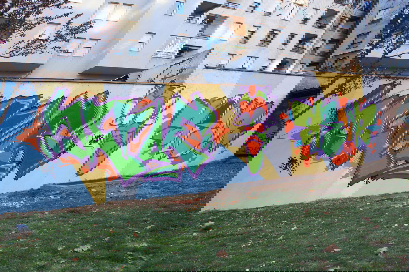 Graffiti Wall - Photo by kero194 - kroe, brub, zagreb (2014)