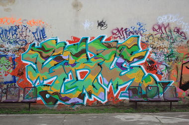 Graffiti Wall in Zagreb - Photo by kero194 - kroe, zagreb, ncr (2014)