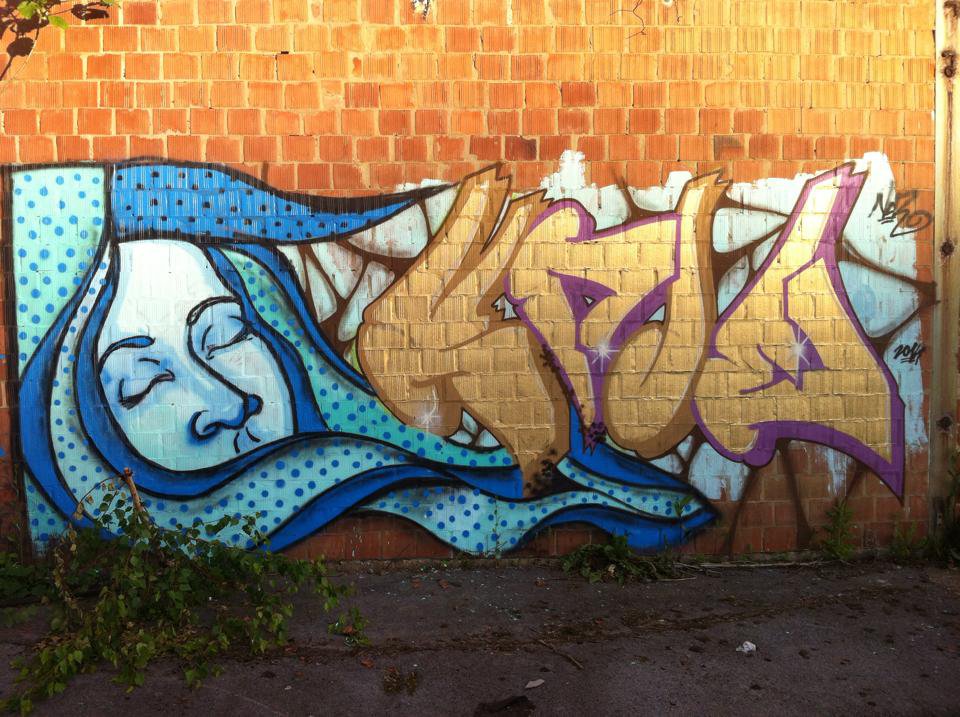 Graffiti Wall - Photo by kero194 - ncr, crew, zagreb (2014)