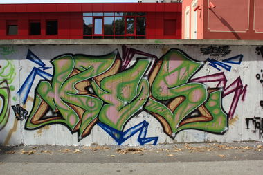 Graffiti Wall - Photo by kero194 - kec, ncr, crew (2014)