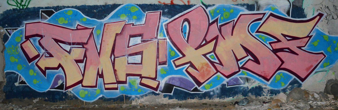 Graffiti Wall in Черноморское Сельское Поселение - Photo by kerostarr - fms, oldschool (2016)