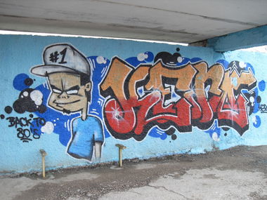 Graffiti Bombing - Photo by kerostarr (2013)
