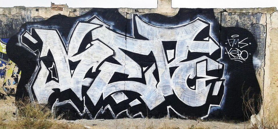 Graffiti Wall in Черноморское Сельское Поселение - Photo by kerostarr (2015)