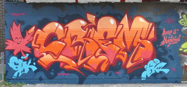 Graffiti Wall in Montreal - Photo by kesselkinder (2011)