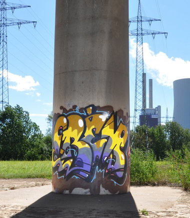 Graffiti Wall in Heilbronn - Photo by kesselkinder (2011)