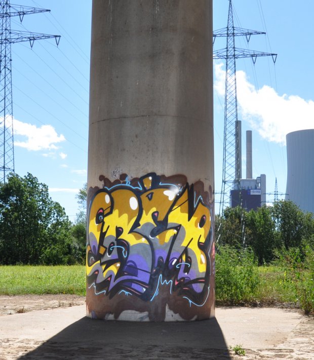 Graffiti Wall in Heilbronn - Photo by kesselkinder (2011)