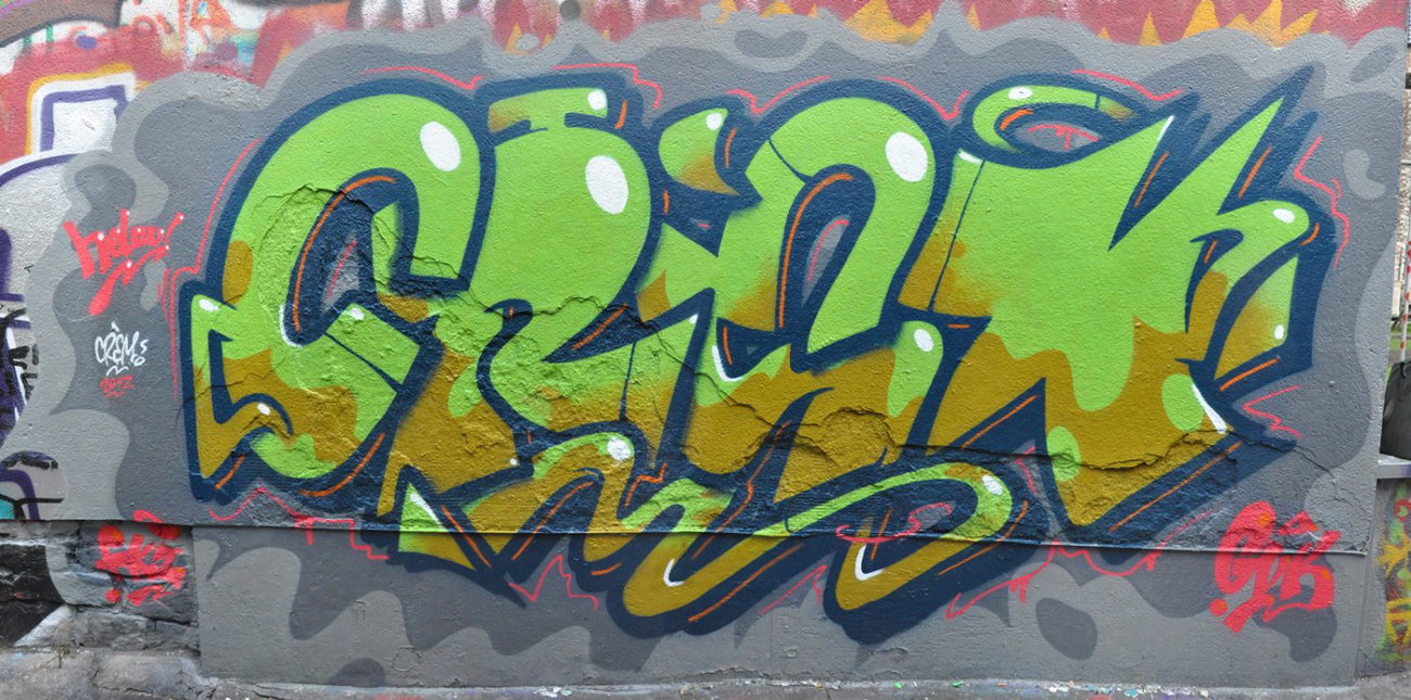 Graffiti in Gent - Photo by kesselkinder - crèm (2012)