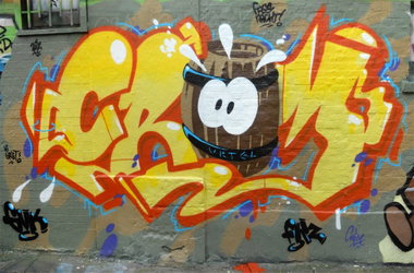 Graffiti in Gent - Photo by kesselkinder - crèm (2012)