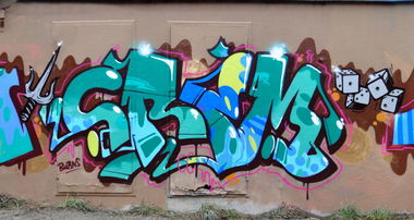 Graffiti Wall in München - Photo by kesselkinder - crèm (2014)