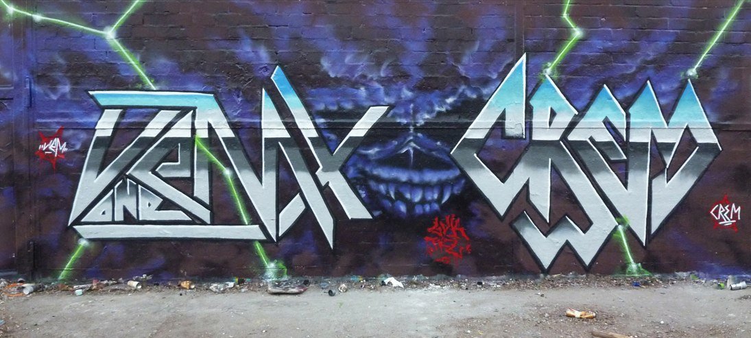 Graffiti Wall in Düsseldorf - Photo by kesselkinder (2011)