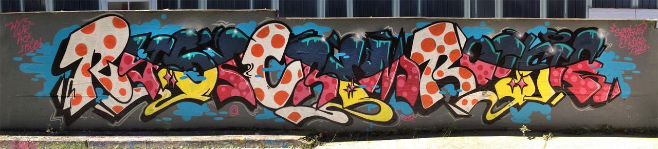 Graffiti Wall in München - Photo by kesselkinder (2012)