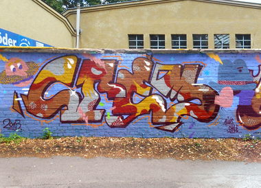 Graffiti Wall in Nürnberg - Photo by kesselkinder (2015)