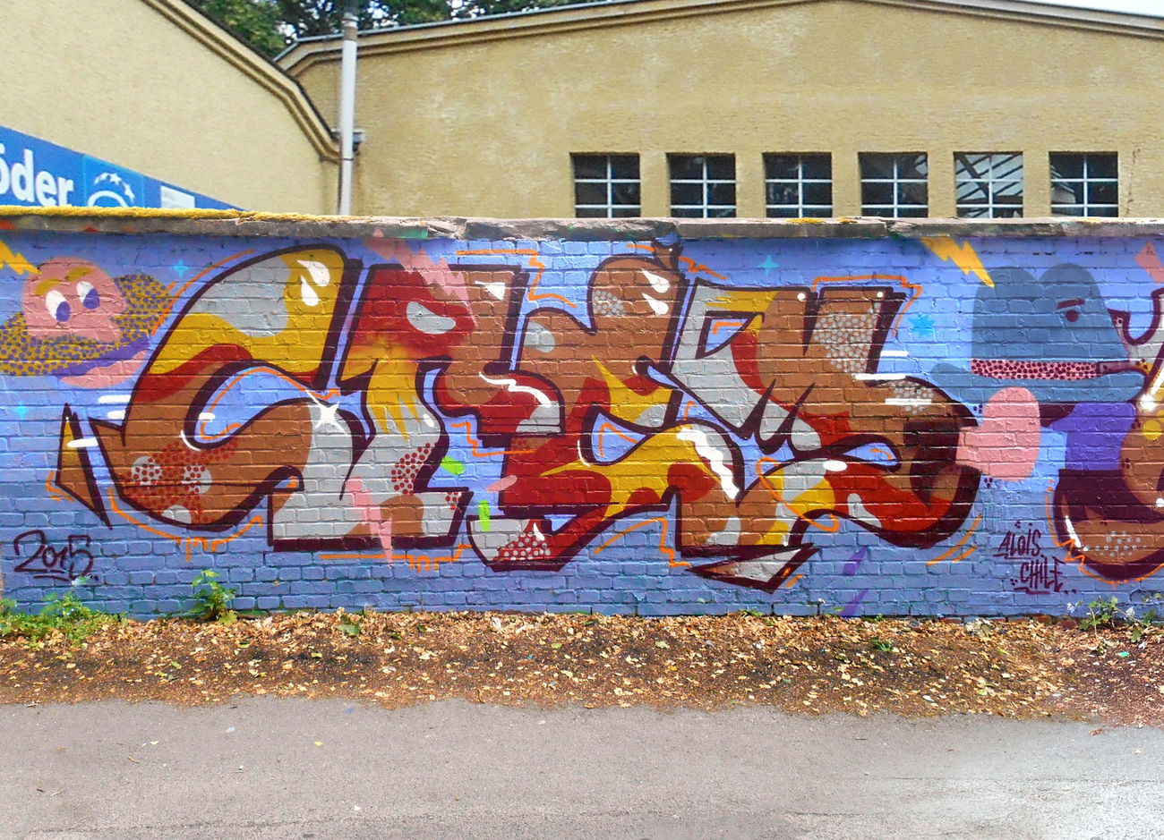 Graffiti Wall in Nürnberg - Photo by kesselkinder (2015)
