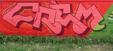 Graffiti Wall in Düsseldorf - Photo by kesselkinder - crèm (2017)