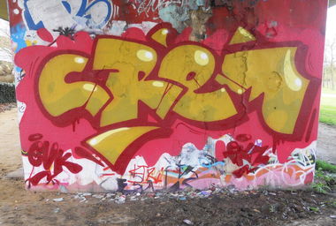 Graffiti Bombing in Brüssel-Hauptstadt - Photo by kesselkinder (2012)