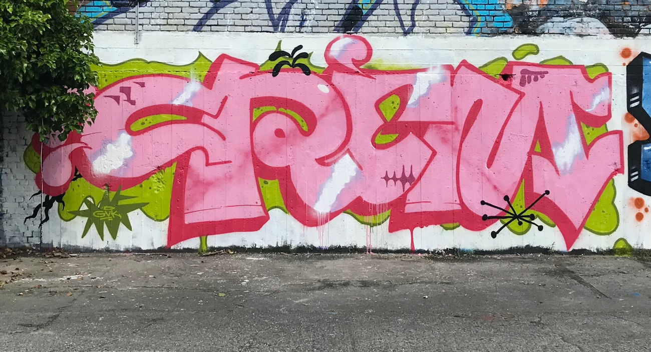 Graffiti Wall in Ghent - Photo by kesselkinder (2024)