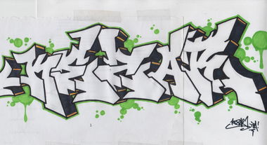 Graffiti Sketch - Photo by kez1996 - Kezar, Kez, TPA (2015)