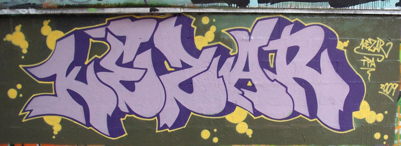 Graffiti Wall - Photo by kez1996 - Kezar, Kez, TPA (2009)