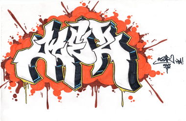 Graffiti Sketch - Photo by kez1996 - Kezar, TPA, Kez (2013)