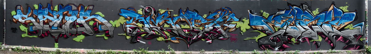 Graffiti Wall in Bergkamen - Photo by kid_smart - satir, smart, zobe (2013)