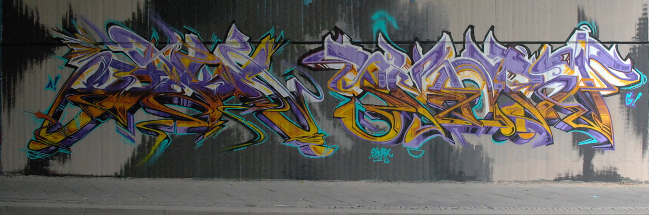 Graffiti Wall in Bochum - Photo by kid_smart - stoke, stoker, smart