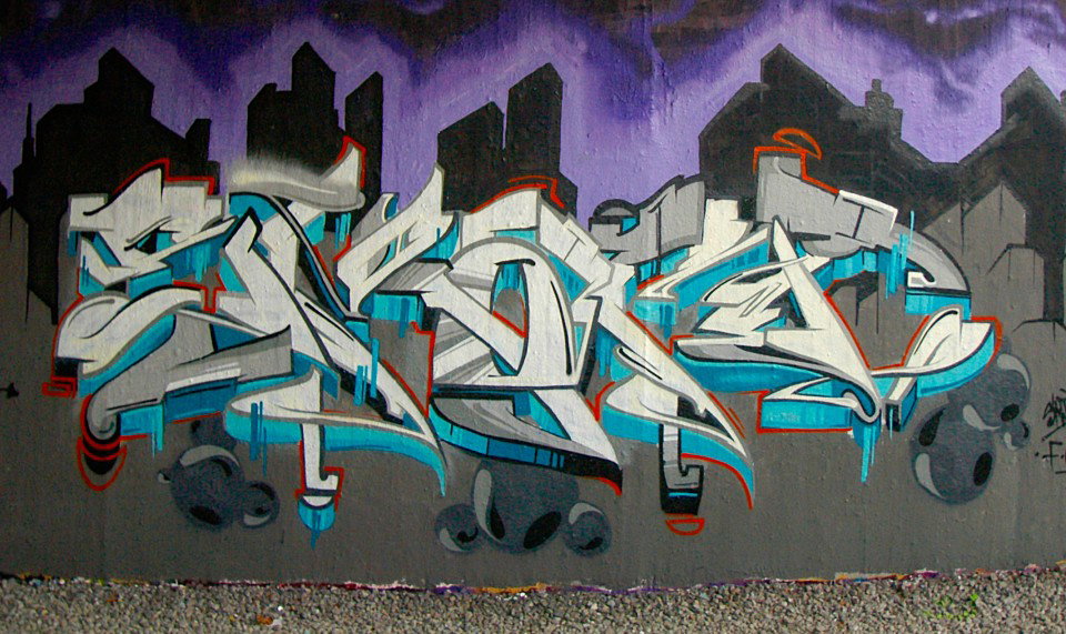 Graffiti Wall in Bochum - Photo by kid_smart - smart, graffiti, bochum (2013)