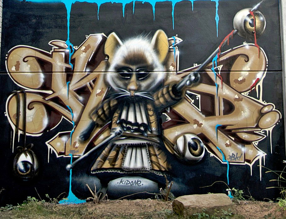 Graffiti Wall - Photo by kidone