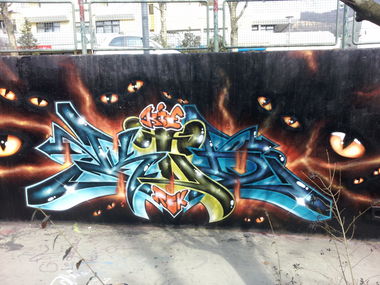 Graffiti Wall - Photo by kidone