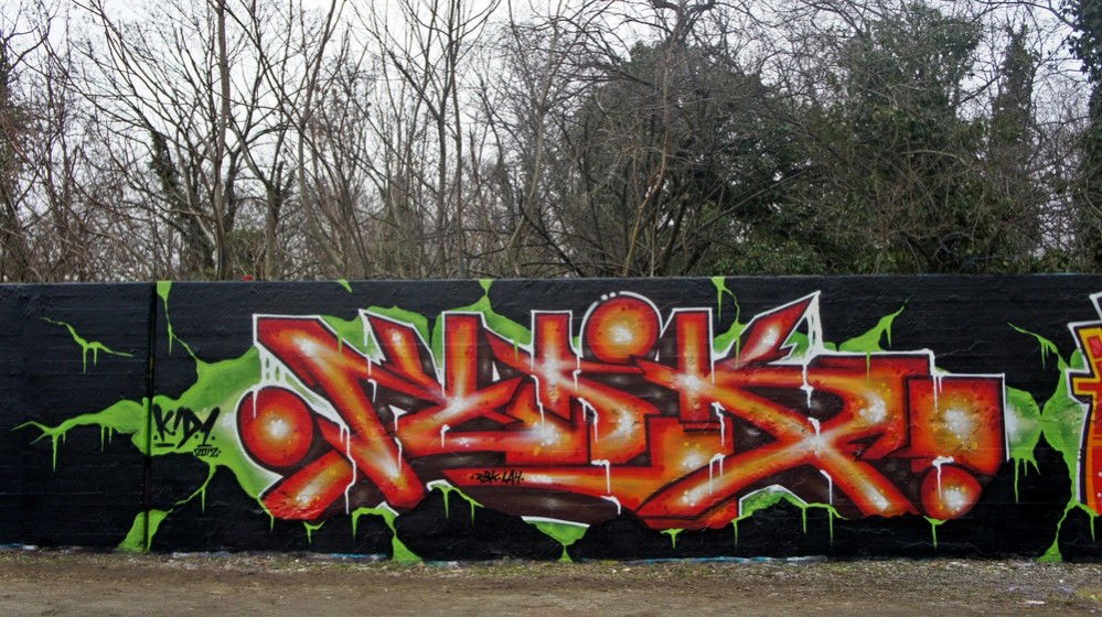 Graffiti Wall - Photo by kidone