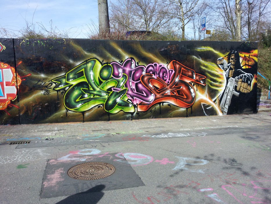 Graffiti Wall - Photo by kidone