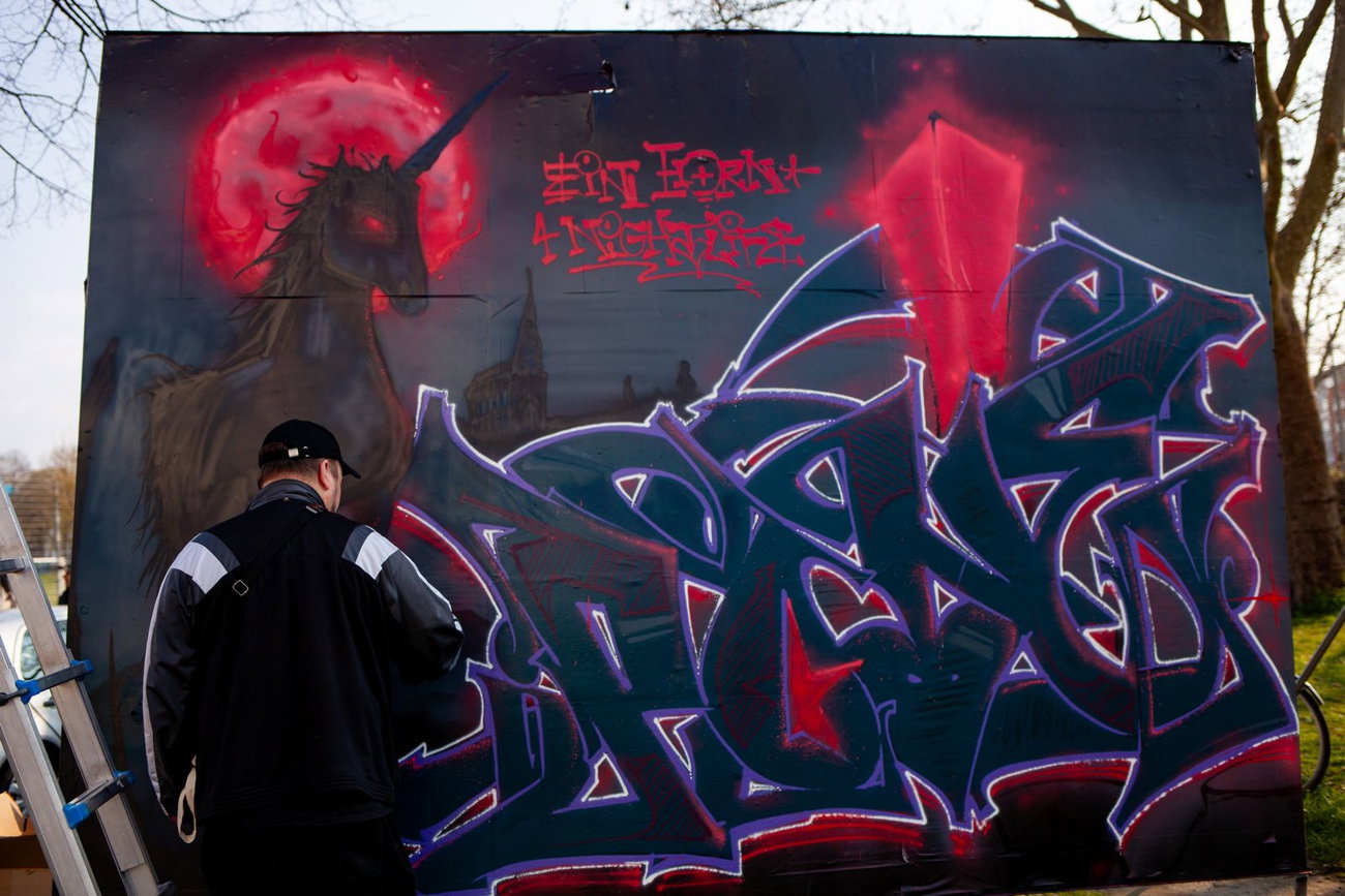 Graffiti Wall in Freiburg - Photo by kidpone (2026)