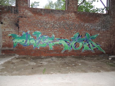Graffiti Wall - Photo by kieltaggsatnight - COIGE, QVD, MOTA (2013)