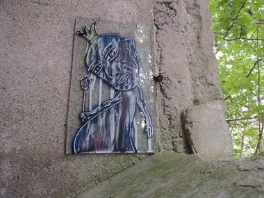 Graffiti Wall - Photo by kieltaggsatnight - ATRE-JU (2013)
