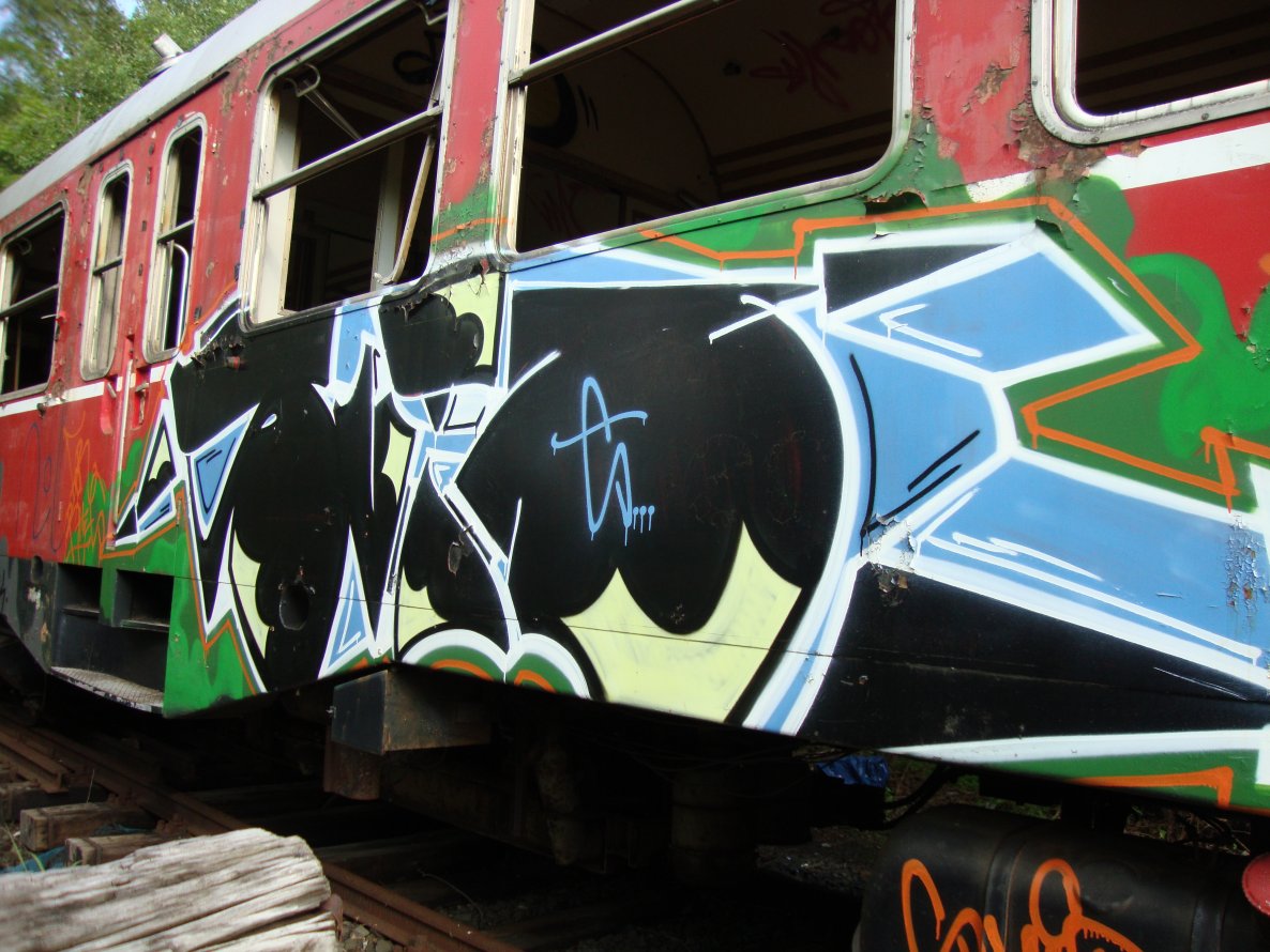 Graffiti Train - Photo by kieltaggsatnight - SUID (2011)