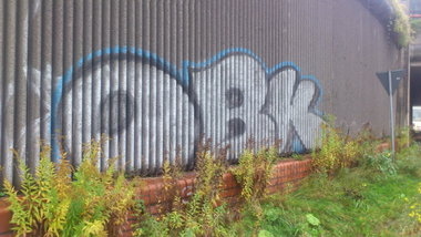 Graffiti Wall - Photo by kieltaggsatnight - OBK, crew