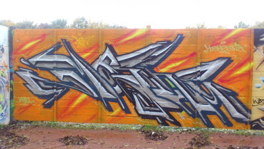 Graffiti Wall - Photo by kieltaggsatnight - Moshe (2013)