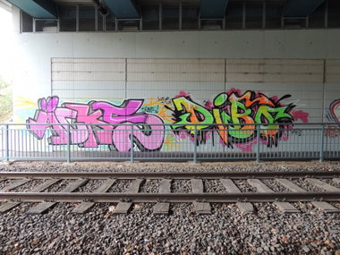 Graffiti Wall - Photo by kieltaggsatnight - Äcks, Dibo (2013)