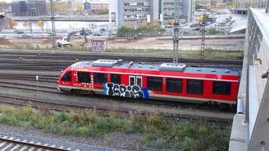 Graffiti Train - Photo by kieltaggsatnight - Teris (2013)