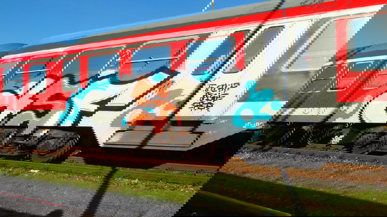 Graffiti Train - Photo by kieltaggsatnight - DSF (2013)