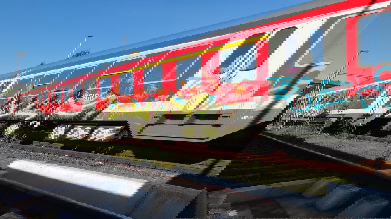 Graffiti Train - Photo by kieltaggsatnight - DSF (2013)