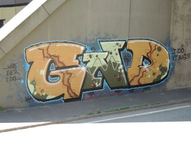 Graffiti Bombing - Photo by kieltaggsatnight - GND (2013)