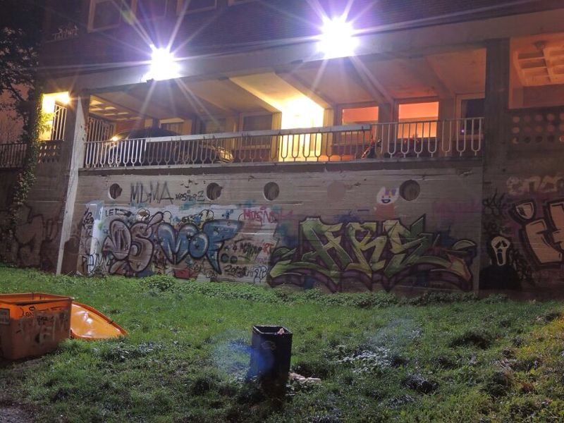 Graffiti Wall - Photo by kieltaggsatnight